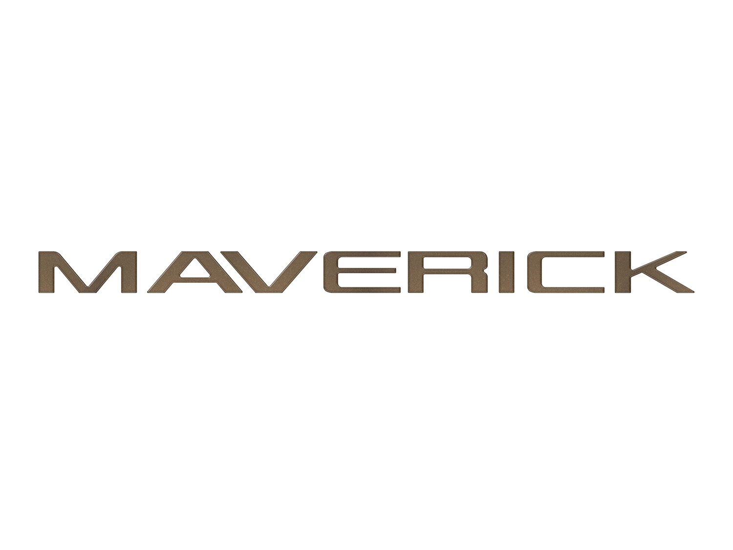 Maverick 2023-2026 Tailgate Lettering Inserts in Sinister Bronze