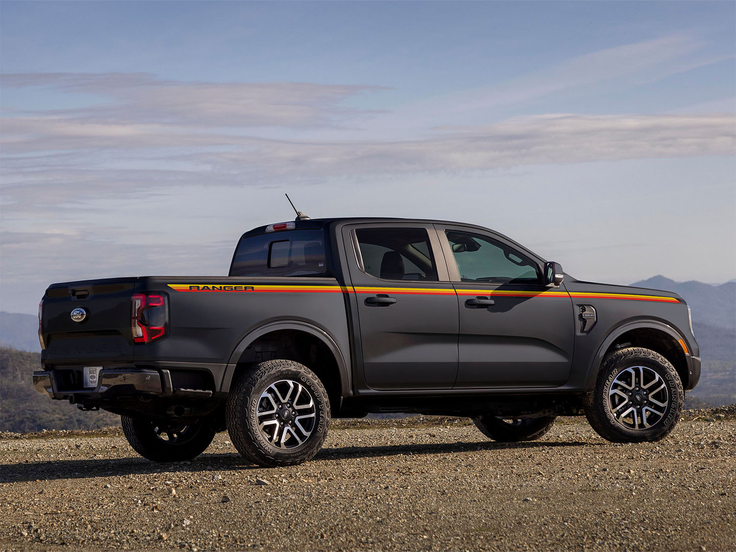 Ranger 2024-2026 Retro Red, Orange & Yellow Graphics | Accessories