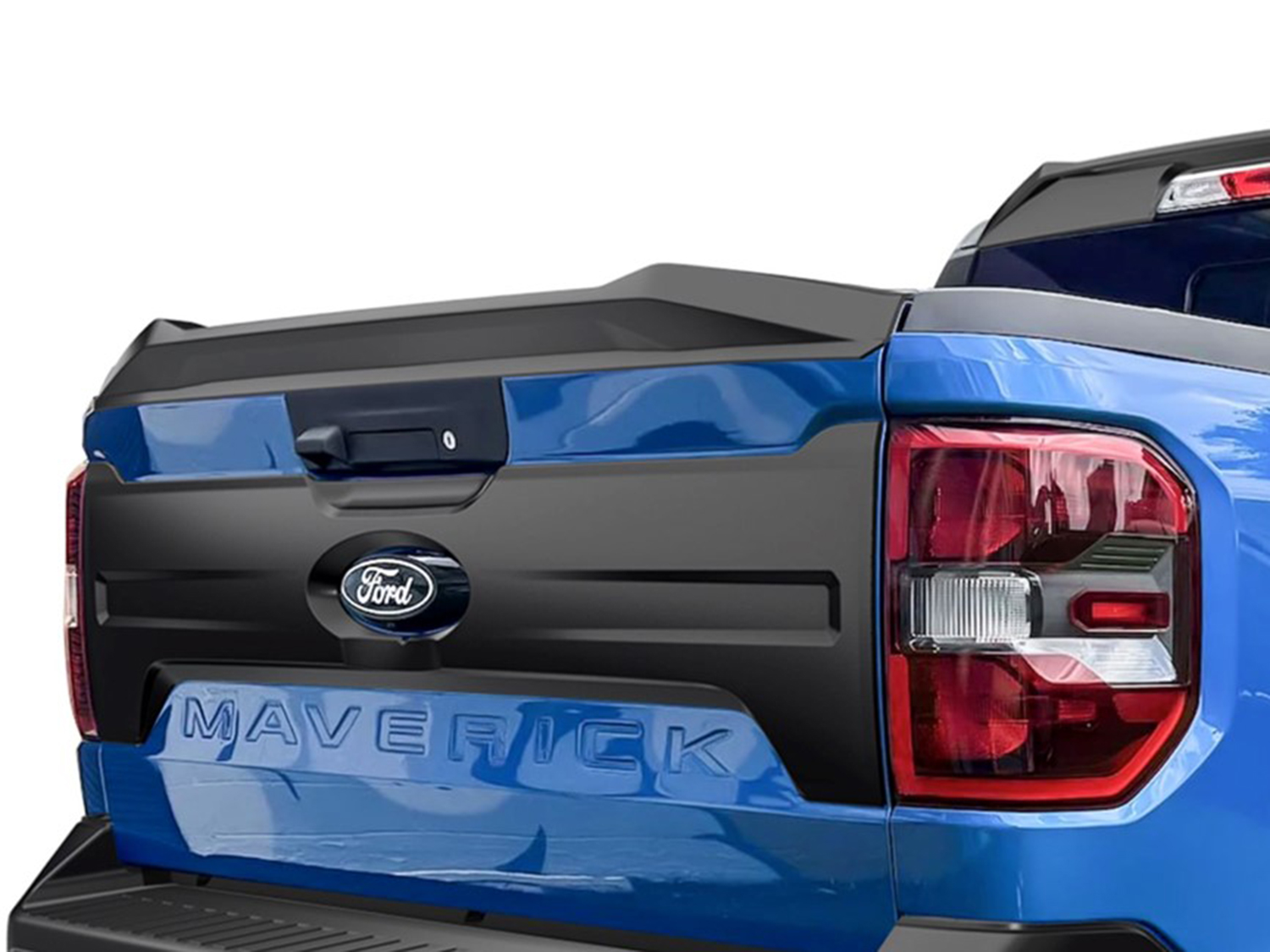 Maverick 2025-2026 Black Tailgate Applique | Accessories | Ford.ca