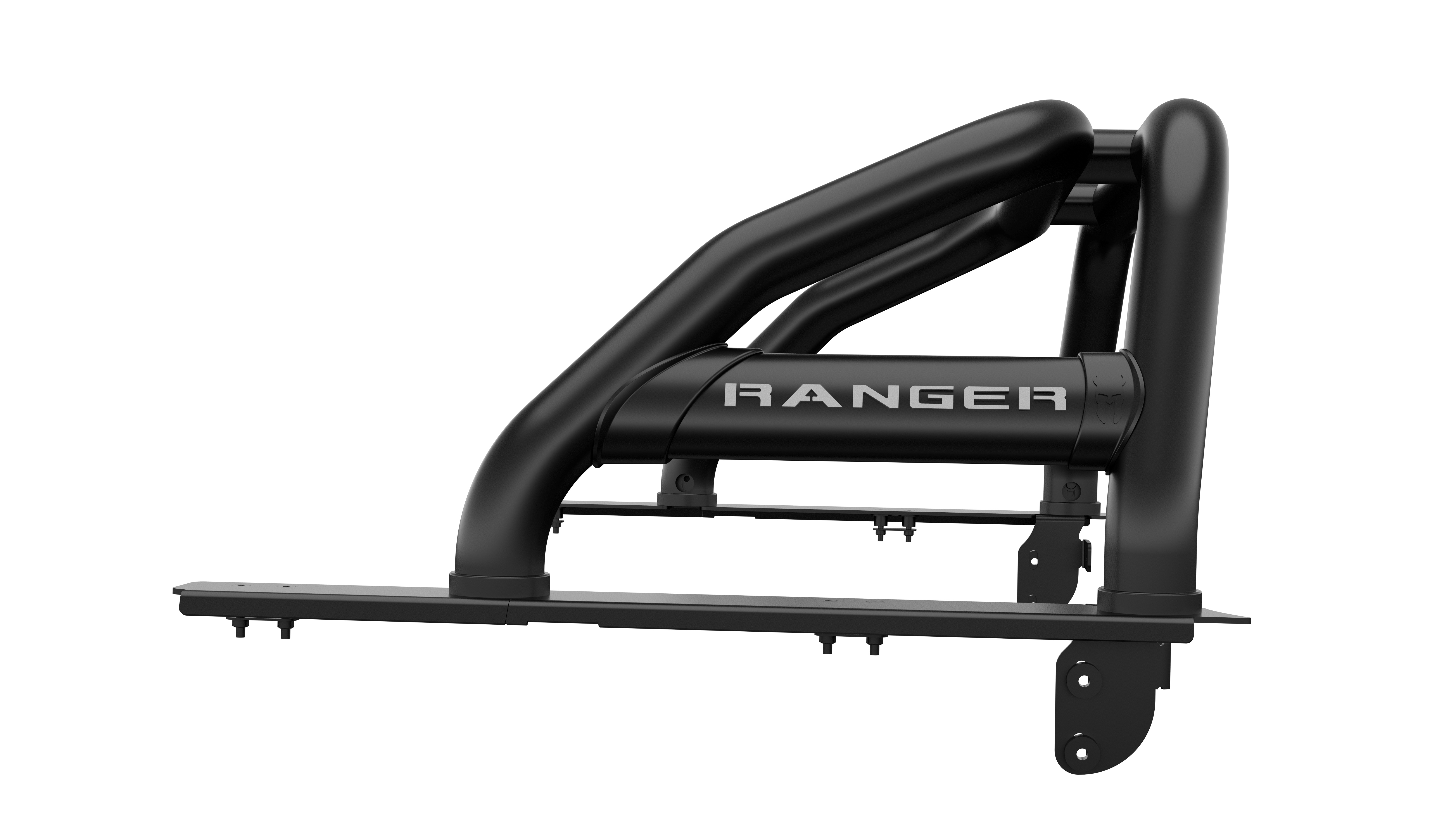 Sports Bar with Oval Side Tubes - Double Cab - Black | Ford South Africa