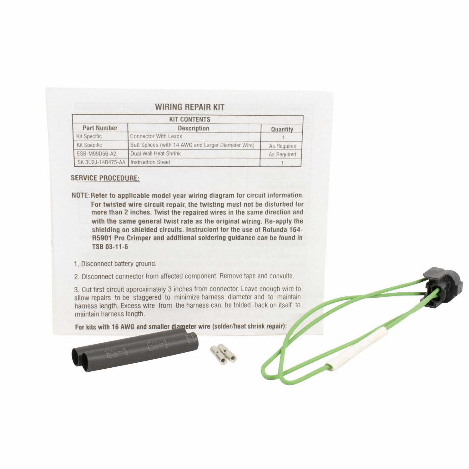 Col R400011a Wire Electrical Pigtail Wire | Parts | Ford.com