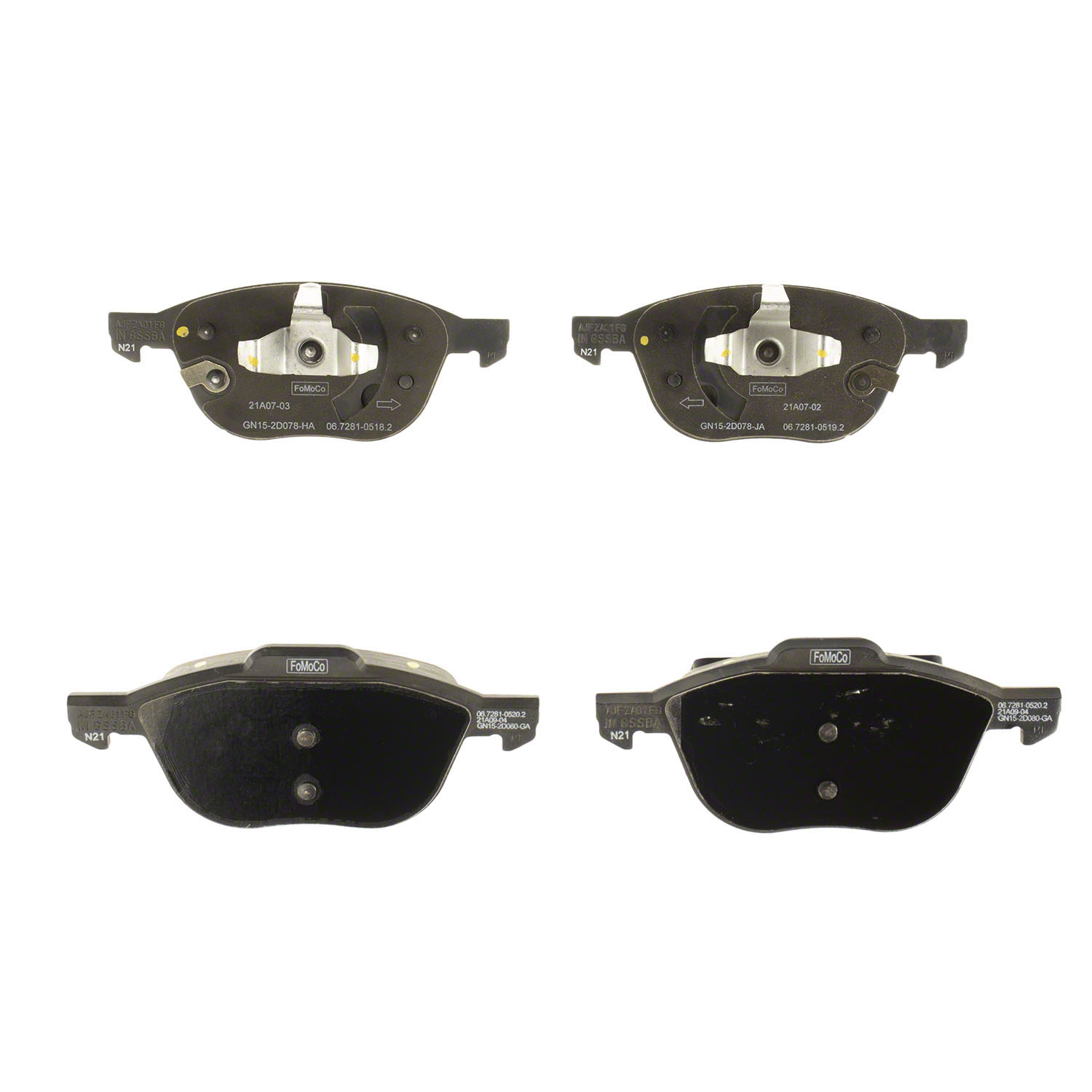 Disc Brake Pad Set - Front | Parts | Ford.com