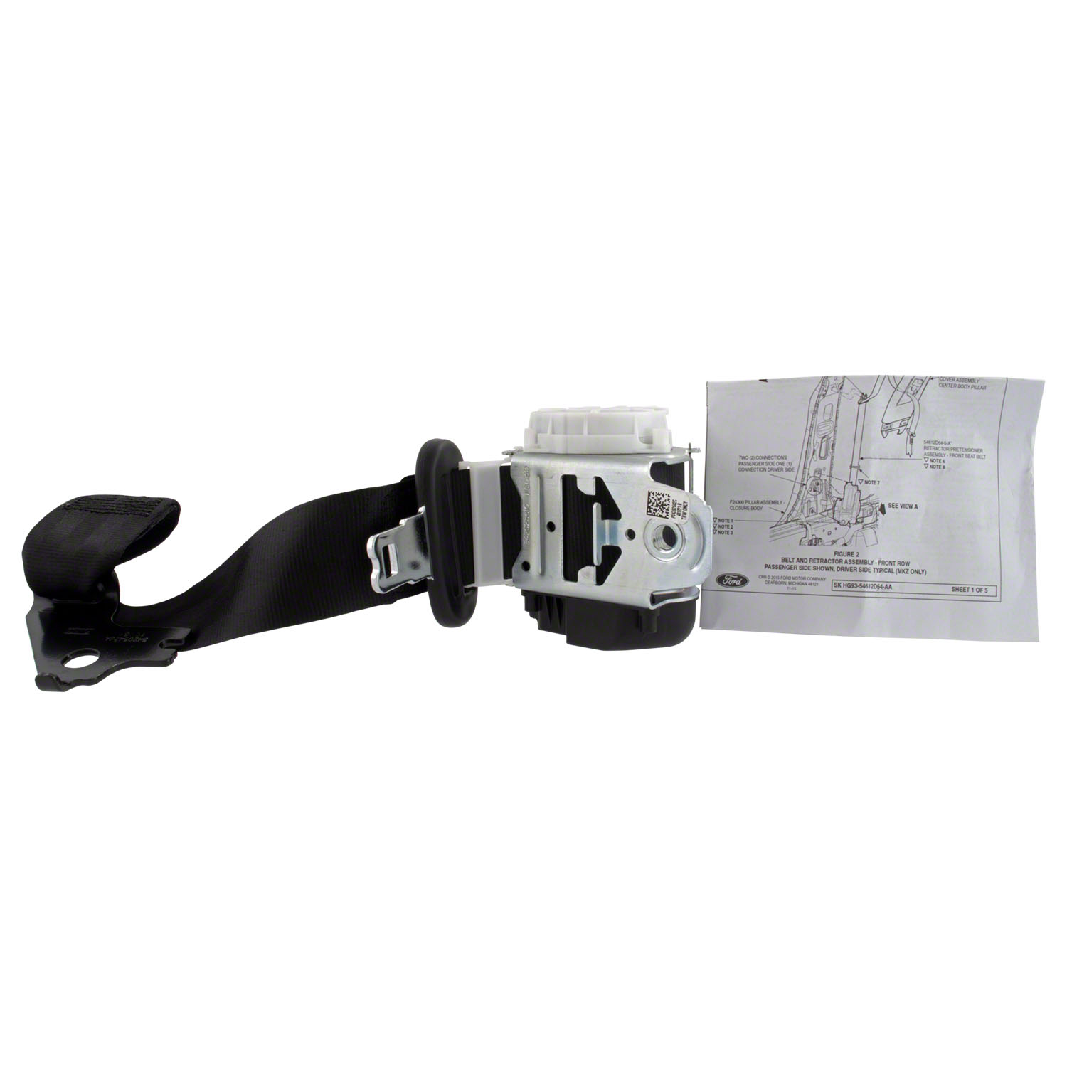Seat Belt Lap and Shoulder - Rear, Center | Parts | Ford.com