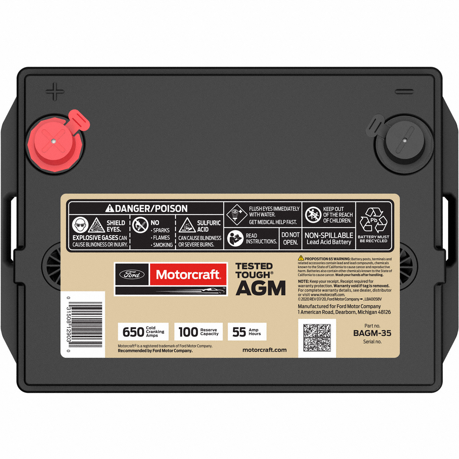 Vehicle Battery | Parts | Ford.com