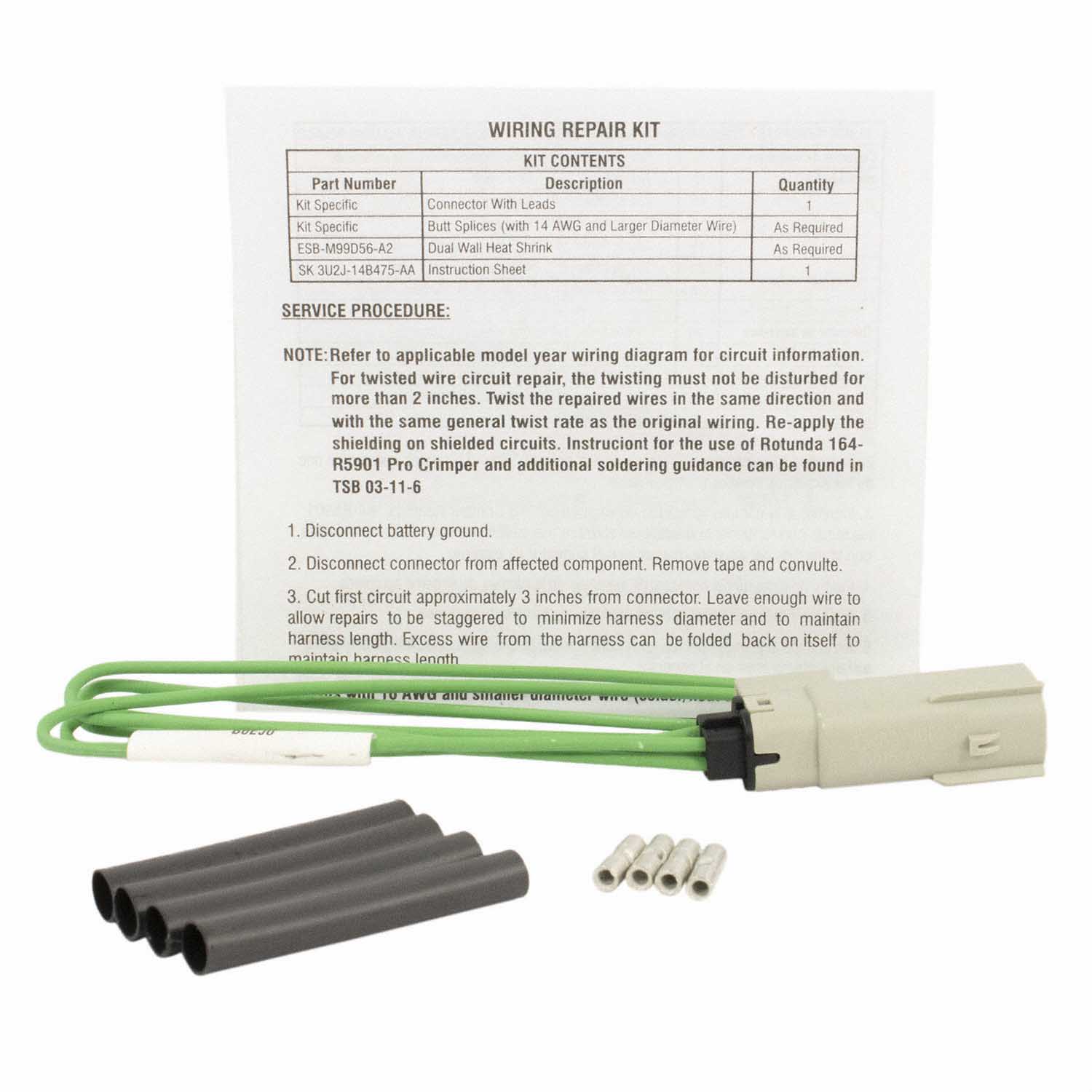 Oxygen Sensor Connector Wire - Left, Right, Rear | Parts | Ford.com
