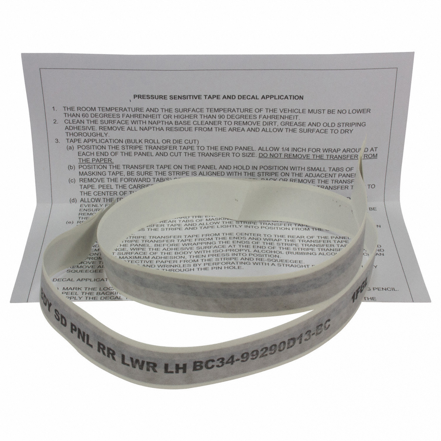 Trim Stripe Tape Decal - Left, Rear | Parts | Ford.com