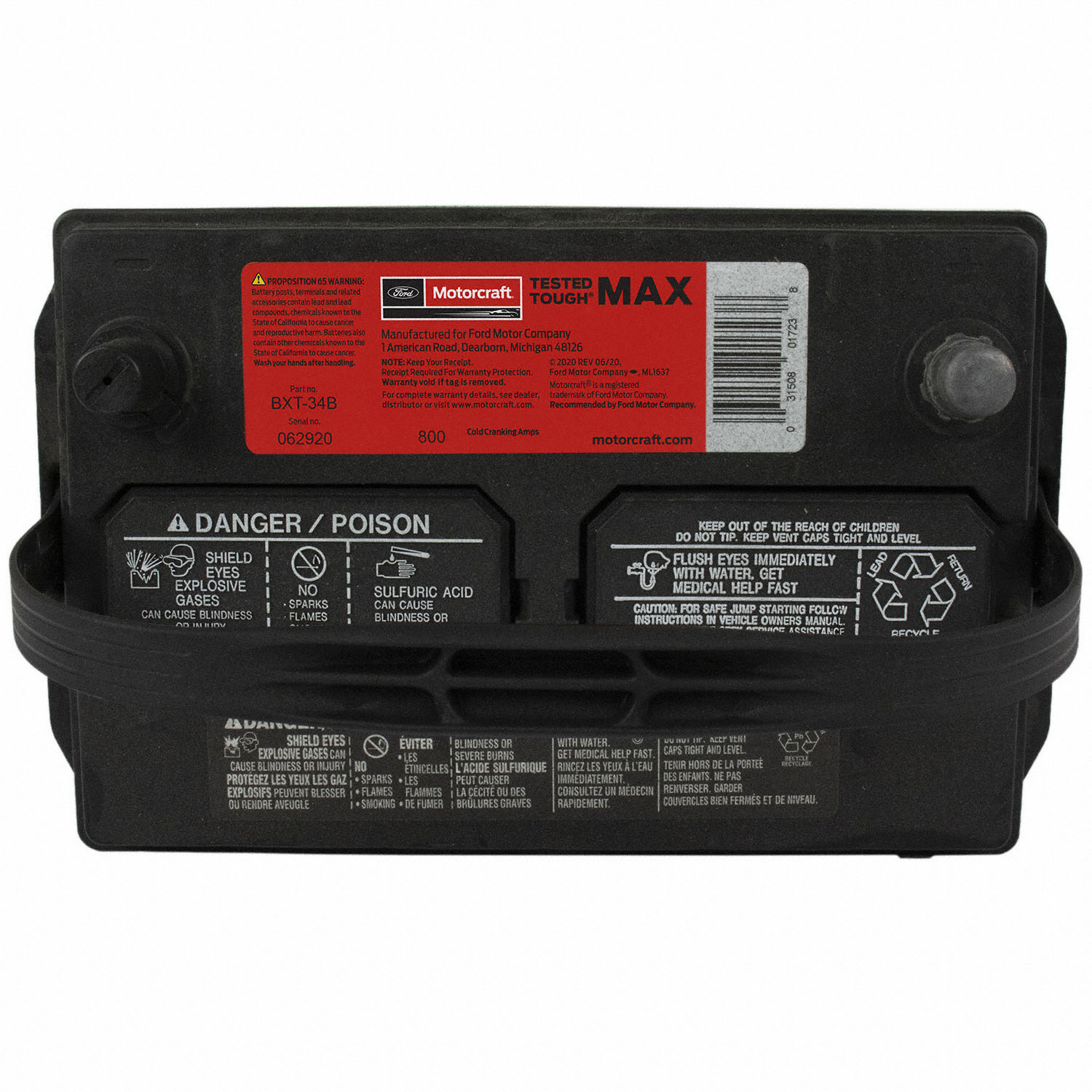 Vehicle Battery | Parts | Ford.com