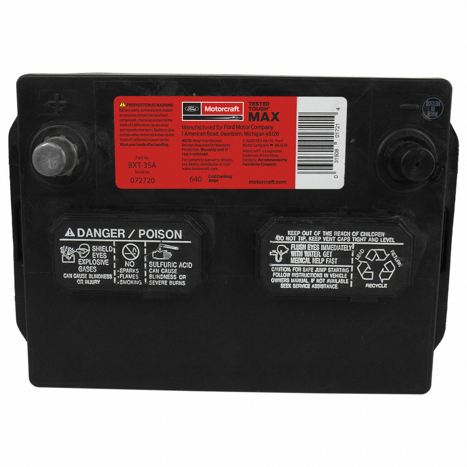 Vehicle Battery | Parts | Ford.com