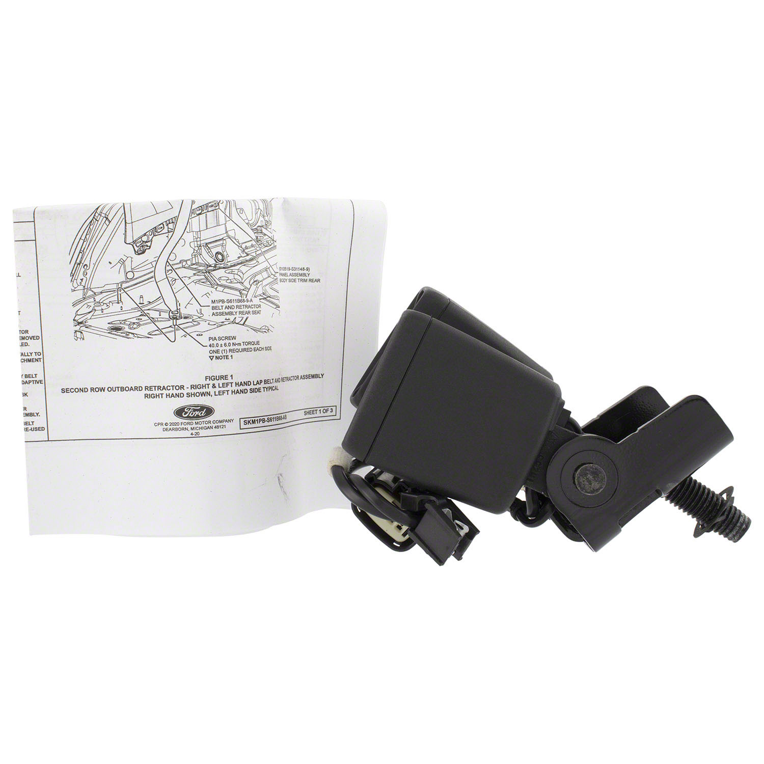 Seat Belt Receptacle Buckle - Rear | Parts | Ford.com