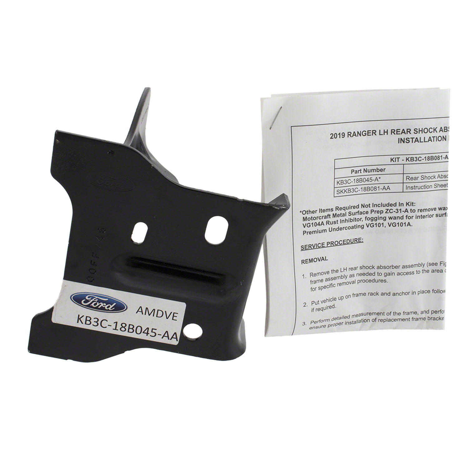 Shock Absorber Kit Mount Bracket - Left, Rear | Parts | Ford.com