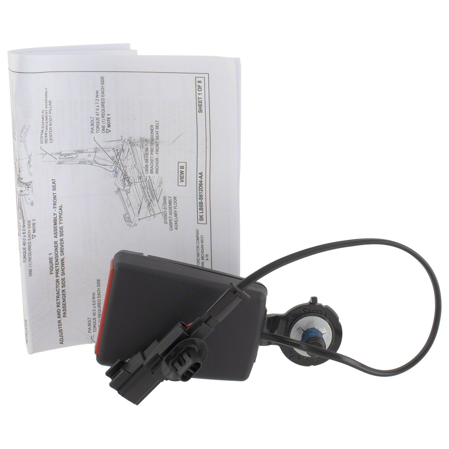 Seat Belt Receptacle Buckle - Left, Right, Rear | Parts | Ford.com