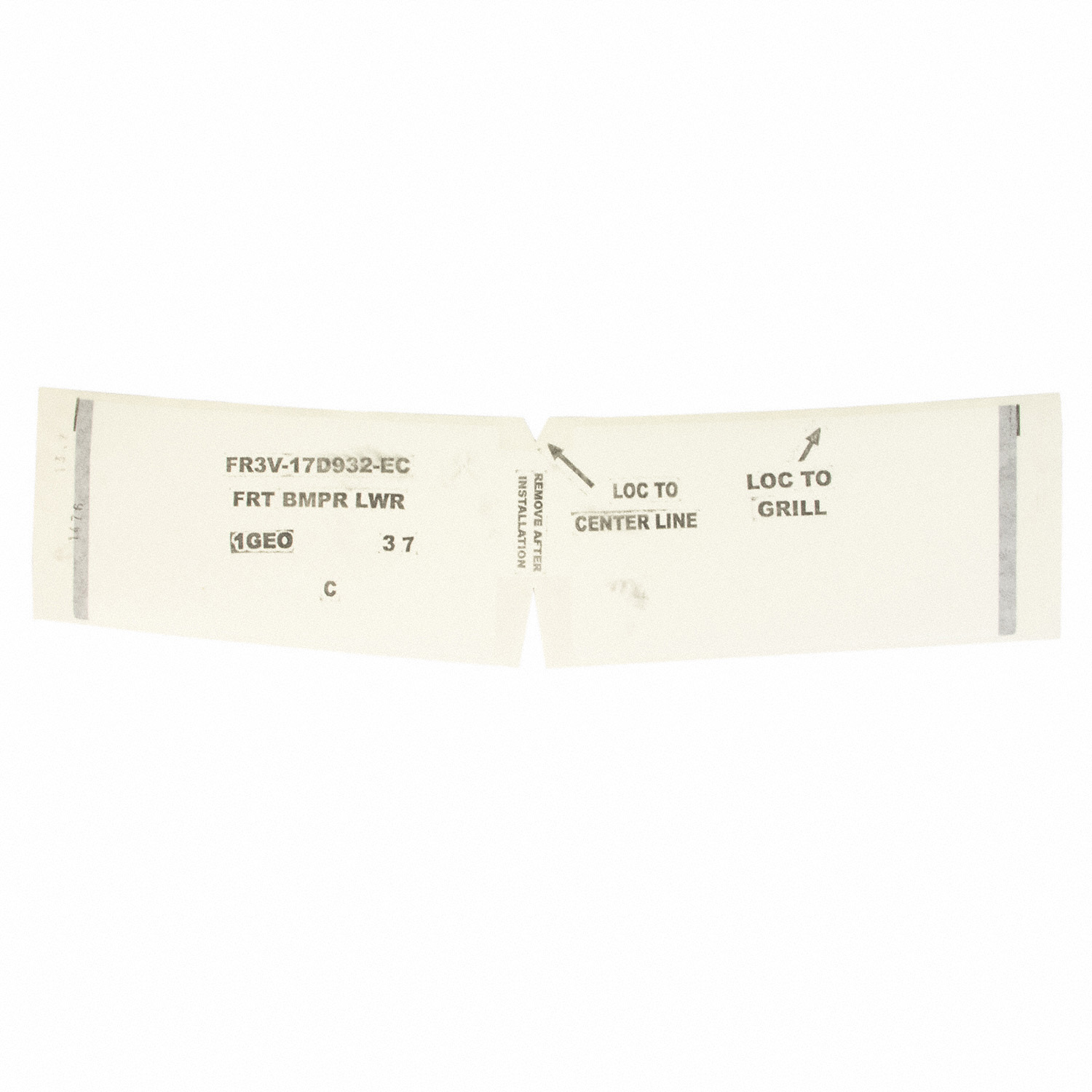 Bumper Decal Stripe Sticker | Parts | Ford.com
