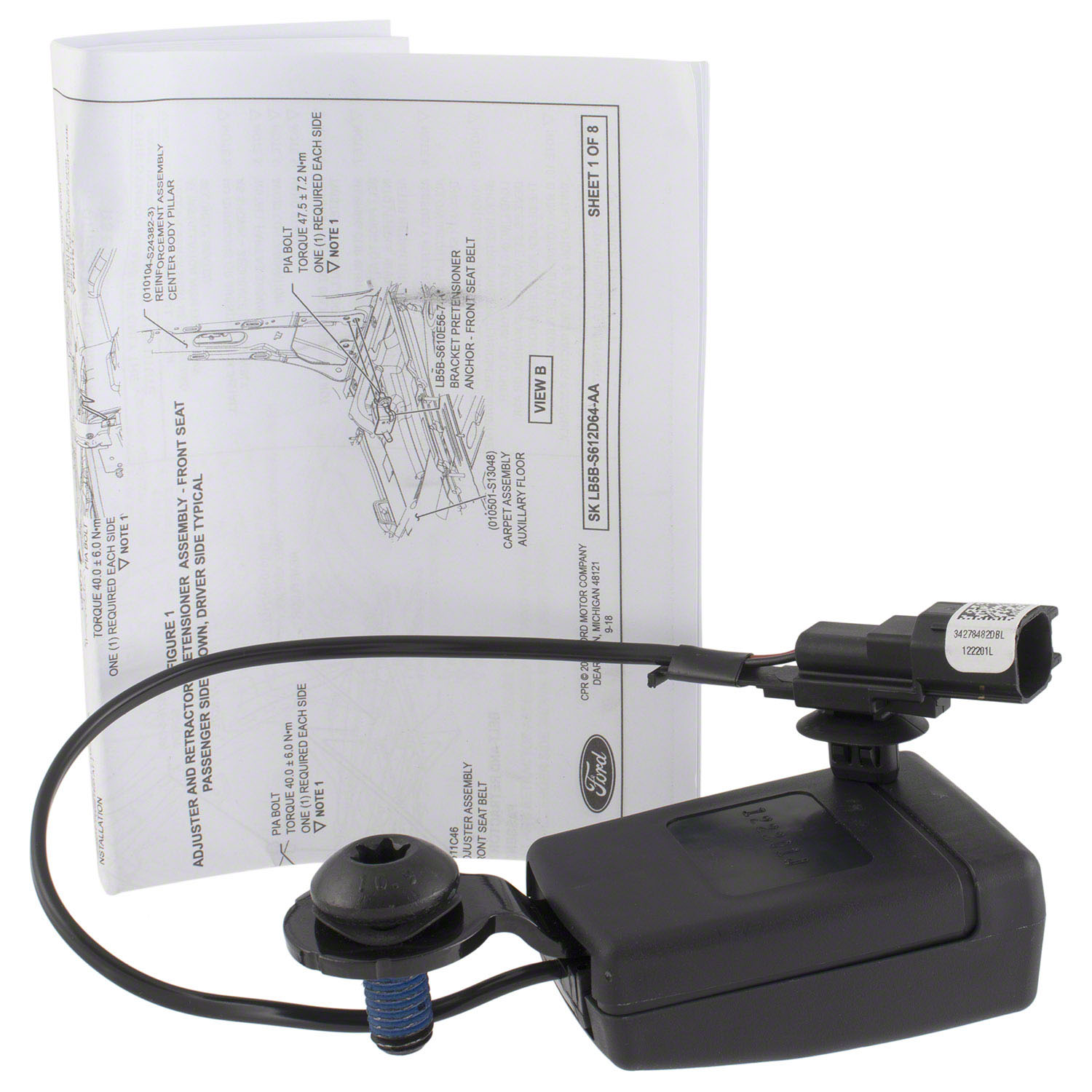 Seat Belt Receptacle Buckle - Left, Right, Rear | Parts | Ford.com