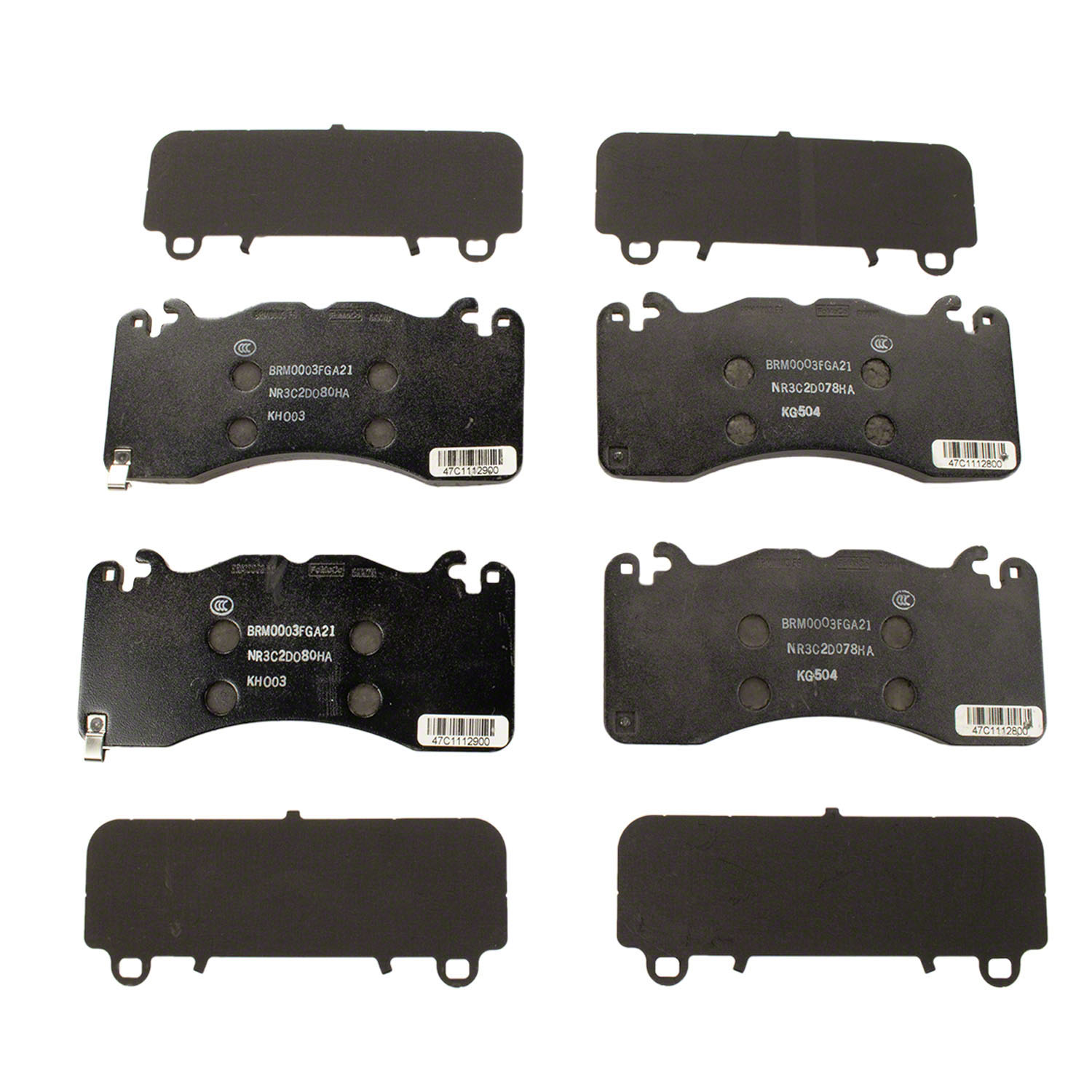 Disc Brake Pad Set Kit Lining - Front (Convertible) | Parts | Ford.com